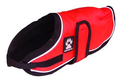 Manteau d'hiver pour très grand chien Tundra Shedrow K9 Rouge