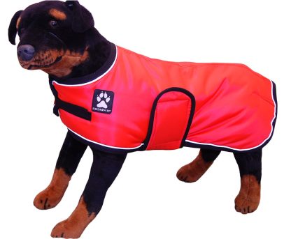 Manteau d'hiver pour très grand chien Tundra Shedrow K9 Rouge